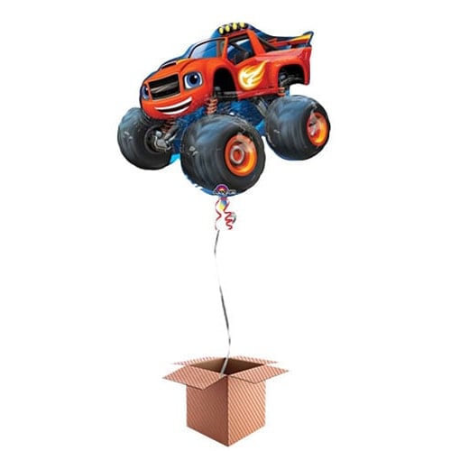 Blaze Helium Foil Giant Balloon - Inflated Balloon in a Box Product Image