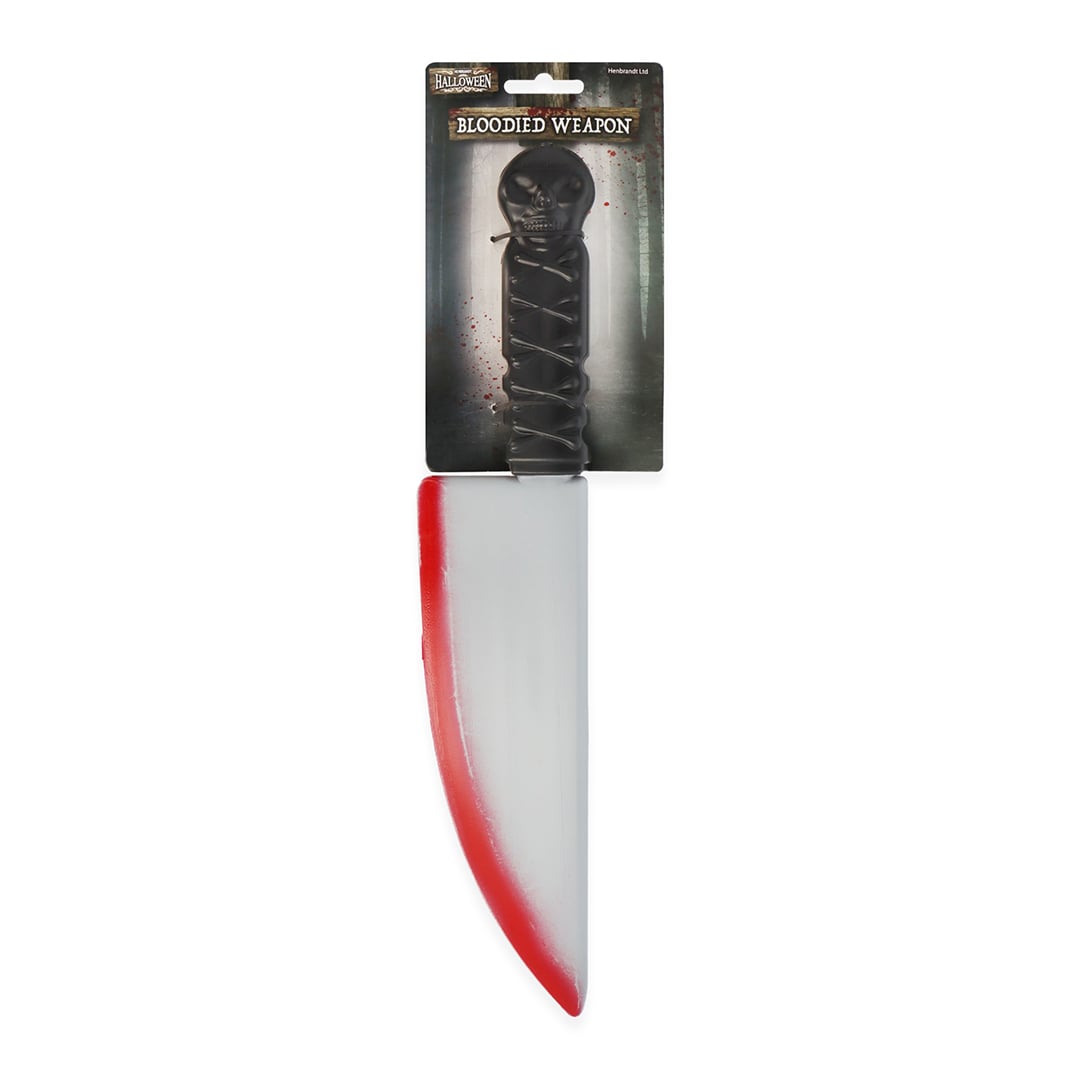 Blooded Plastic Knife Halloween Prop 38cm View 5