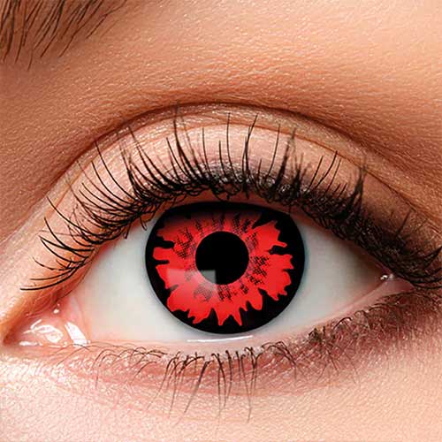 Bloodsucker Vampire Halloween Contact Lenses Fancy Dress Accessory