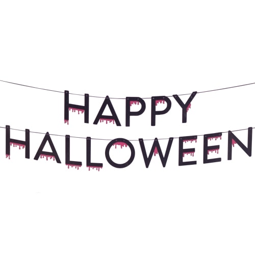 Bloody Happy Halloween Cardboard Letter Banner 200cm Product Image