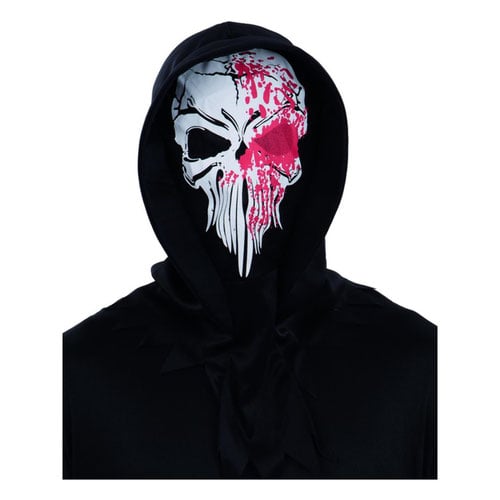 Bloody Reaper Fabric Hooded Unisex Fancy Dress Face Mask Product Image