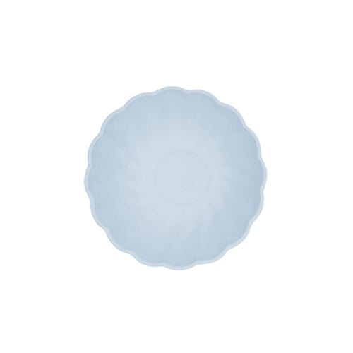 Blue Grey Compostable Vert Decor Round Petal Paper Bowls 15cm - Pack of 6 Product Gallery Image
