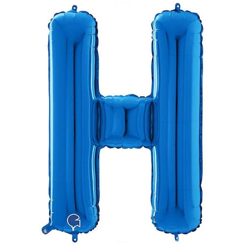 Blue Letter H Helium Foil Giant Balloon 66cm / 26 in Product Image