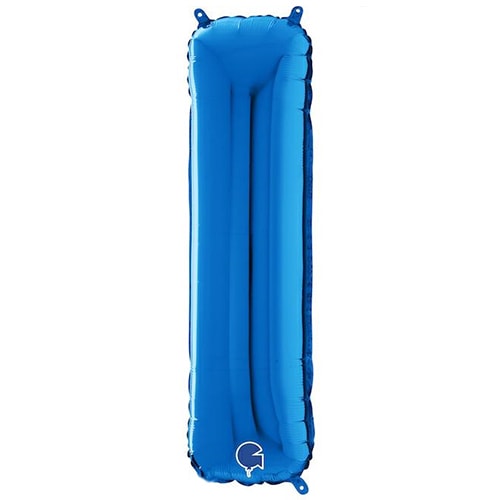 Blue Letter I Helium Foil Giant Balloon 66cm / 26 in Product Image