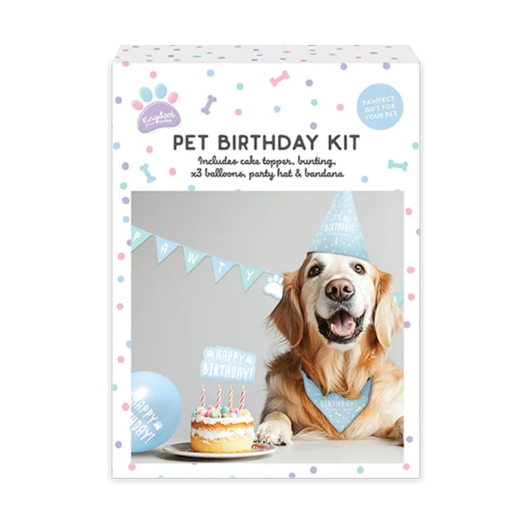 Blue Pet Cat & Dog Birthday Kit Product Gallery Image