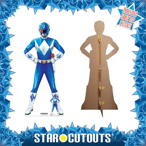 Blue Power Ranger Lifesize Cardboard Cutout 176cm Product Gallery Image