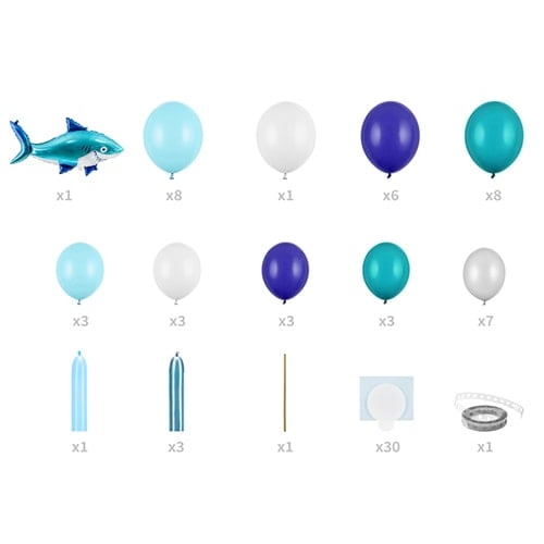 Blue Shark DIY Premium Balloon Kit Product Gallery Image