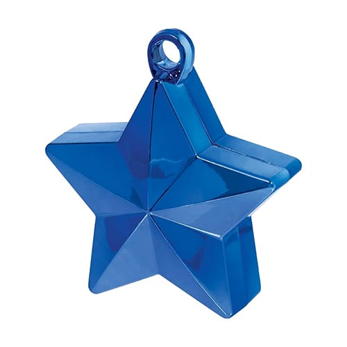 Blue Star Balloon Weight 140g Product Gallery Image