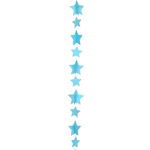 Blue Stars Fun String Balloon Tail 125cm Product Image