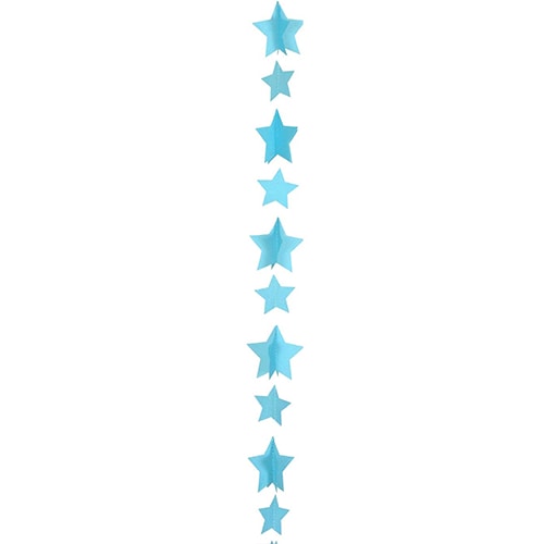 Blue Stars Fun String Balloon Tail 125cm Product Image