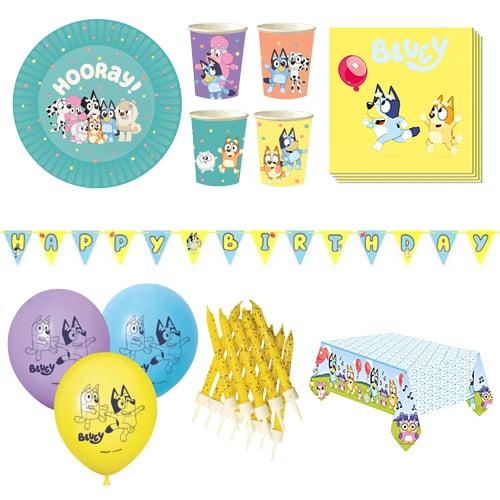 Bluey 8 Person Deluxe Party Pack
