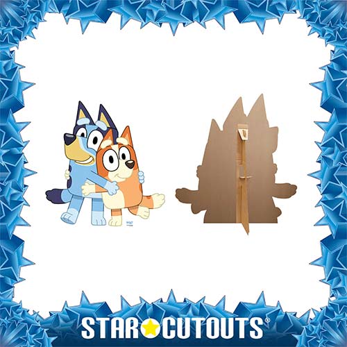 Bluey and Bingo Star Mini Cardboard Cutout 91cm Product Gallery Image