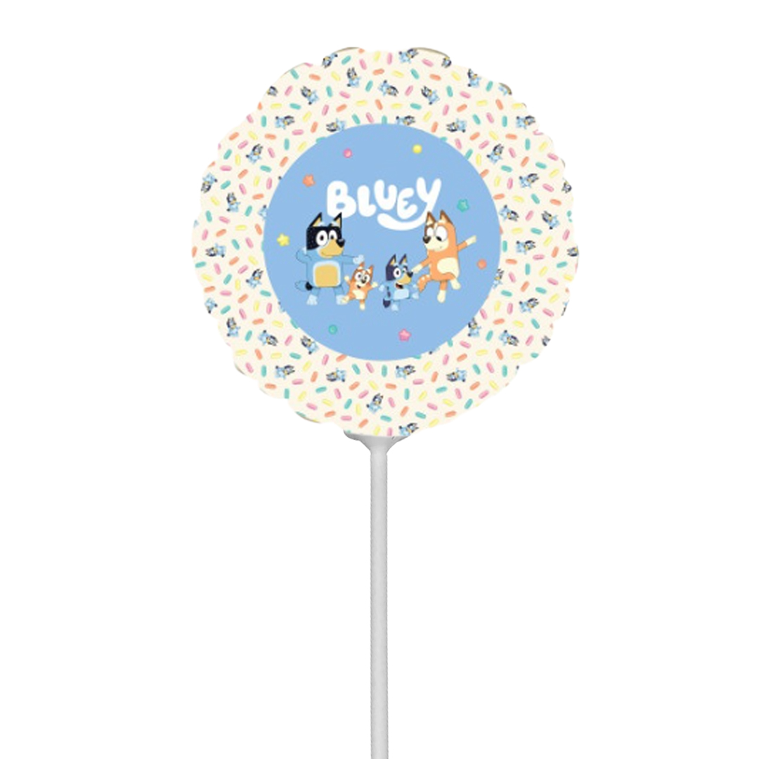 Bluey Family Mini Air Fill Round Foil Balloon 23cm / 9 in