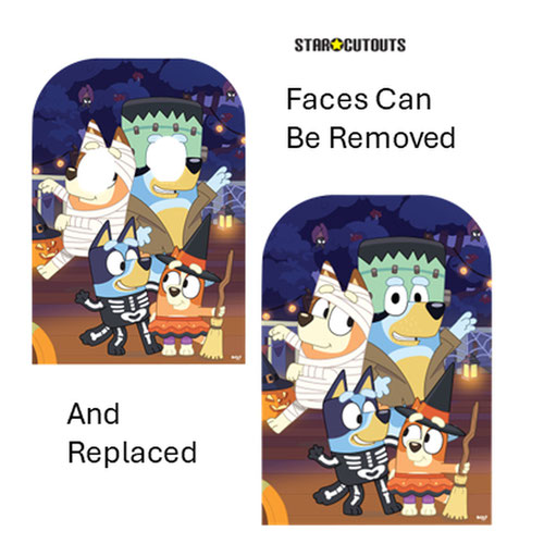 Bluey Halloween Stand In Cardboard Cutout 131cm Product Gallery Image