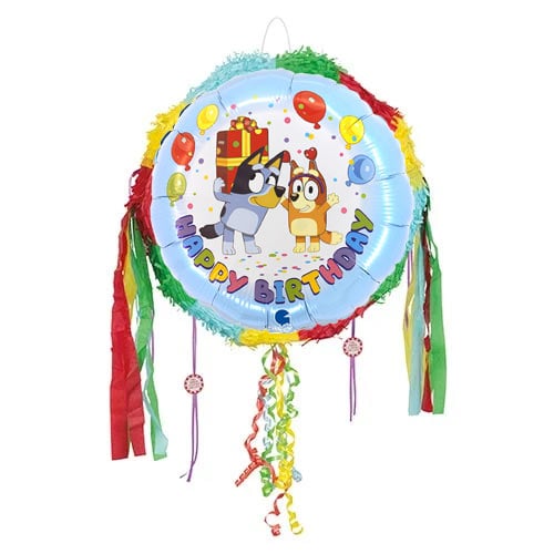 Bluey Happy Birthday Pull String Pinata
