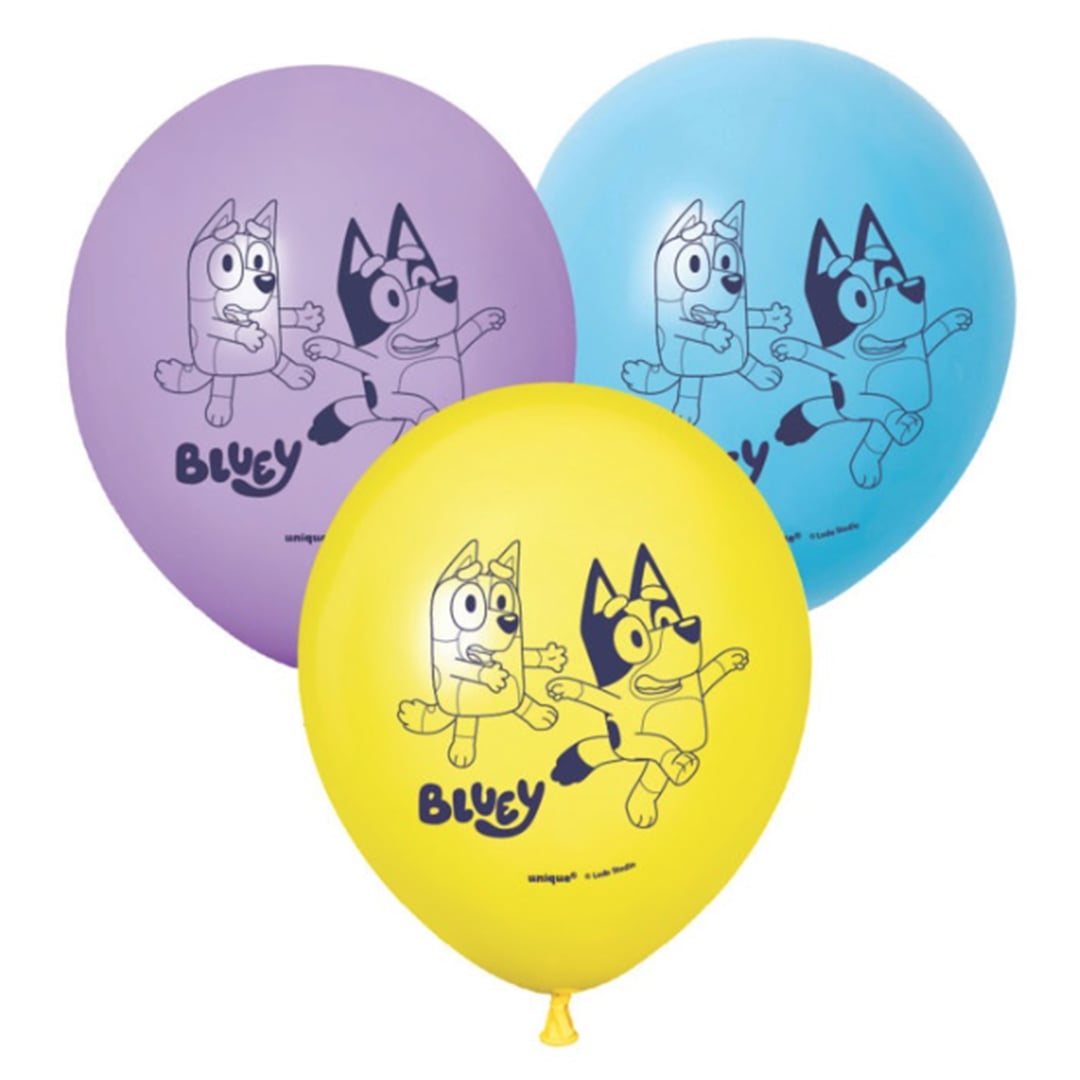 Bluey Latex Balloons 30cm / 12 in - Pack of 6