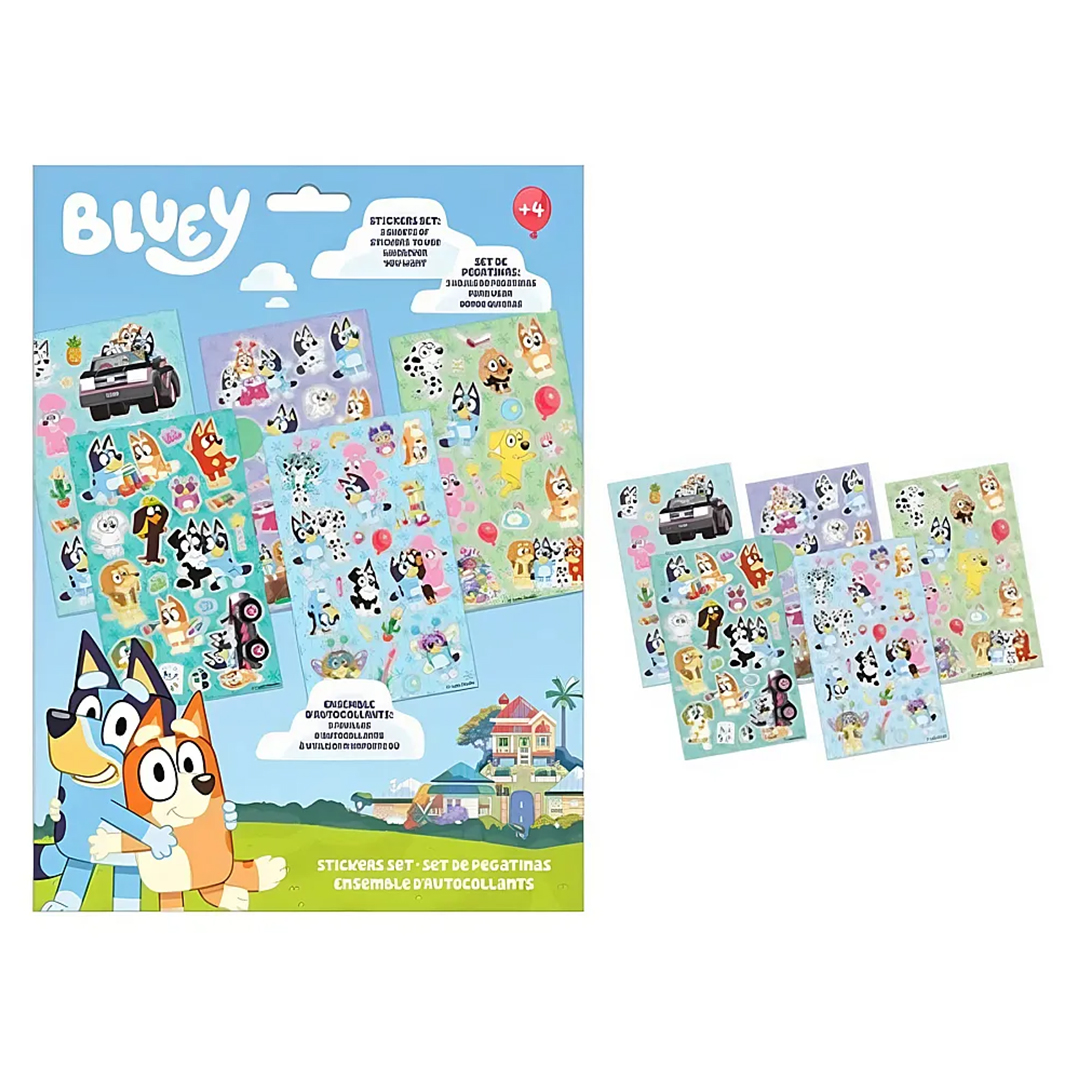 Bluey Sticker Sheets Set