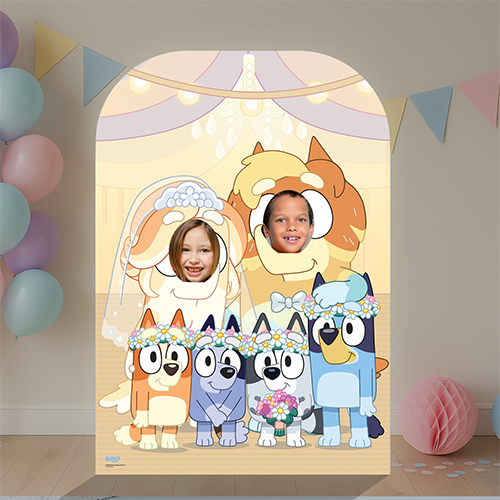 Uncle Rad and Frisky’s Wedding Bluey Stand In Cardboard Cutout 131cm Product Gallery Image