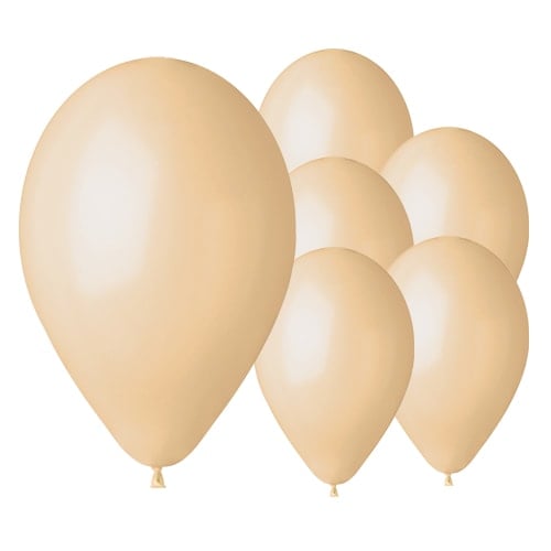 Blush Nude Biodegradable Latex Balloons 33cm / 13 in - Pack of 50 Product Image