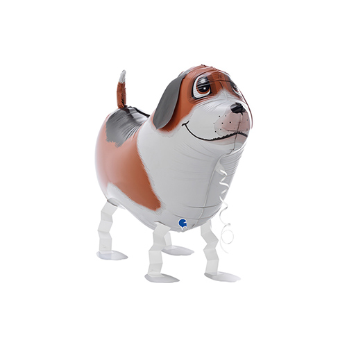 Bobby The Dog Walking Pet Foil Helium Balloon 38cm / 15 in Product Gallery Image