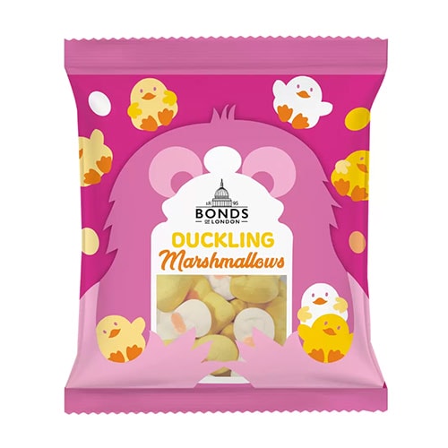 Bonds Easter Ducklings Vanilla Marshmallow Sweets Bag 80g Product Image