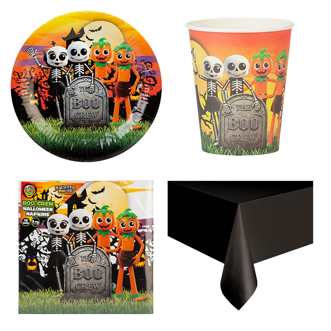 Boo Crew Halloween 8 Person Value Party Pack