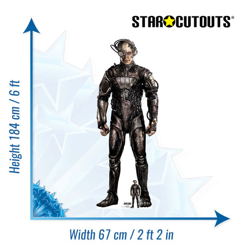 Borg Drone Star Trek Lifesize Cardboard Cutout 184cm Product Gallery Image