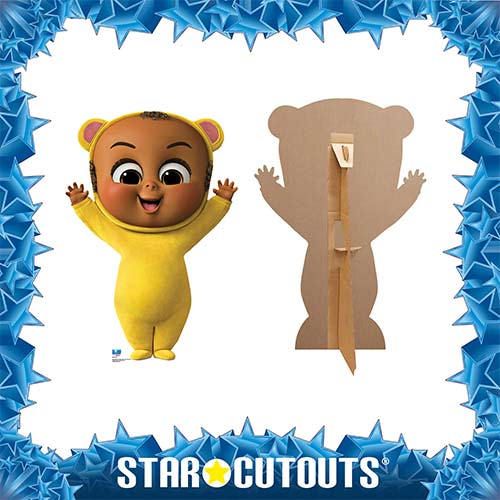 Boss Baby Eric Yellow Bear Jumpsuit Small Lifesize Cardboard Cutout 89cm Product Gallery Image