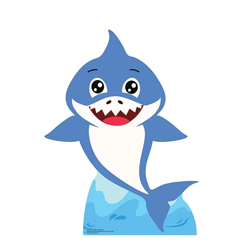 Boy Baby Shark Star Mini Cardboard Cutout 93cm Product Gallery Image