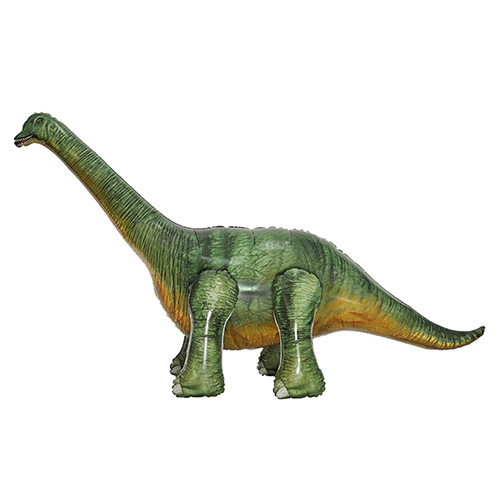 Brachiosaurus Dinosaur Giant 3D Standing Shaped Air Fill Foil Balloon 2.13m