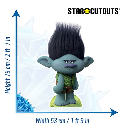 Branch Trolls Star Mini Cardboard Cutout 79cm Product Gallery Image