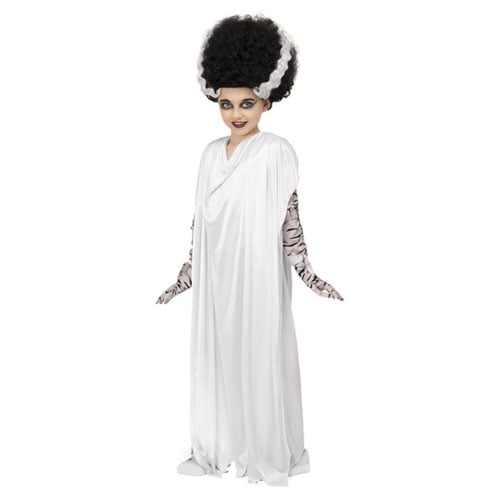 Bride of Frankenstein Universal Monsters Girls Fancy Dress Costume Kids Medium - Age 7-9 Product Gallery Image