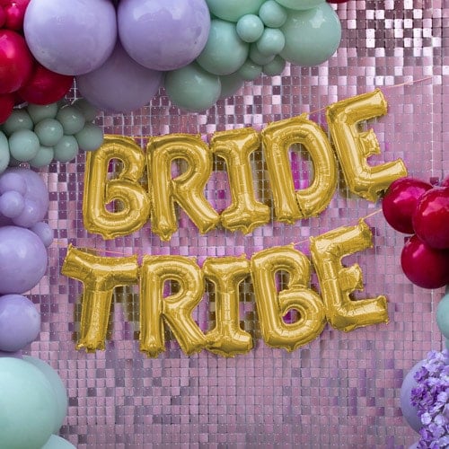 BRIDE TRIBE Gold Air Fill Balloon Kit Product Image