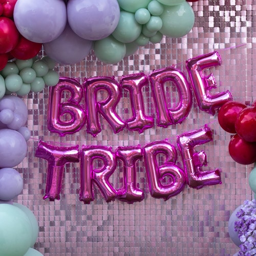 BRIDE TRIBE Pink Air Fill Balloon Kit Product Image