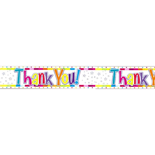 Striscione Olografico Good Luck 2.7m - Festoni Per Feste E Eventi - Effetto Brillantinato Con Scritta E Stelle
