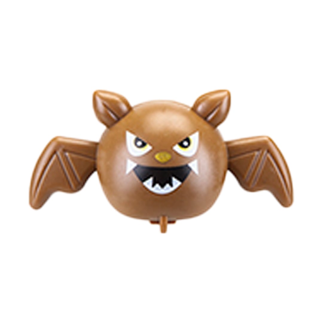 Brown Bat Halloween Pull Back Toy 7cm