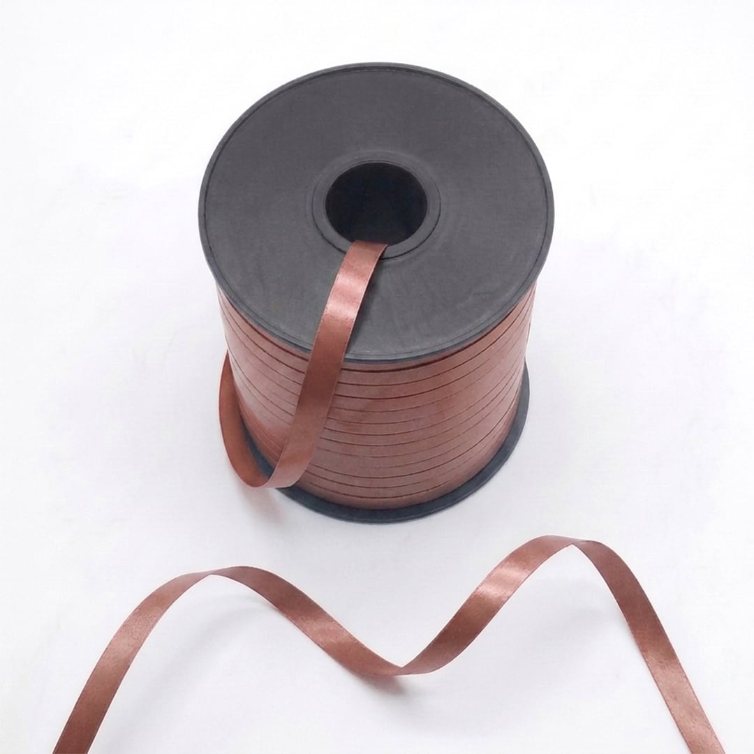 Chocolate Brown Curling Ribbon 546 yd / 500m