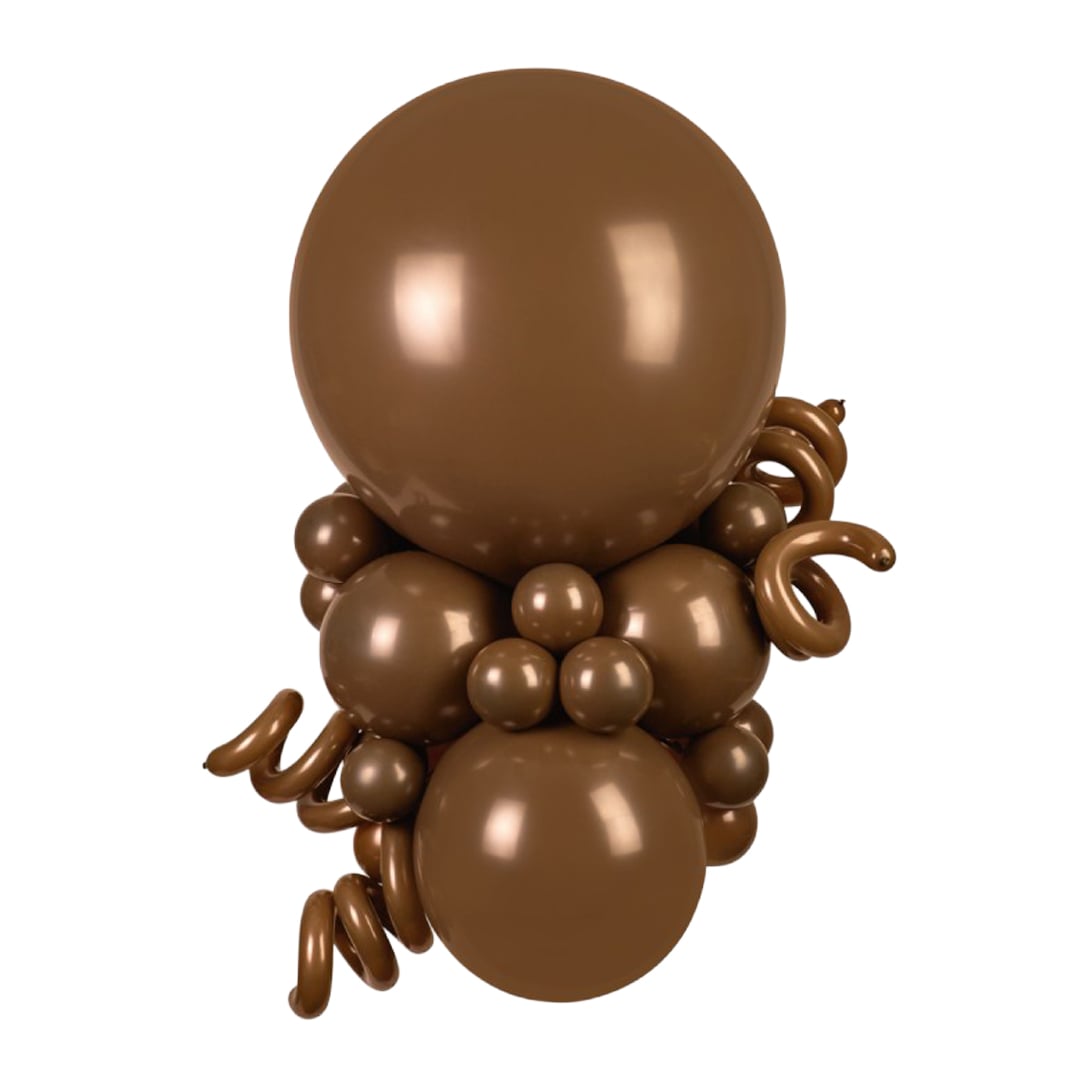 Brown Modelling 260 Latex Balloons - Pack of 100 View 2