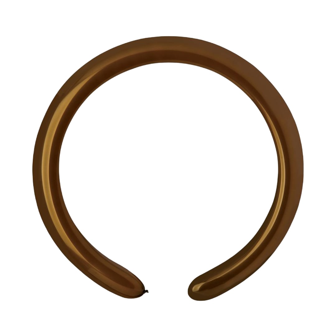 Brown Modelling 260 Latex Balloons - Pack of 100
