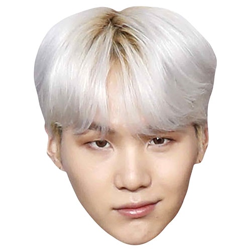 BTS K-Pop Suga Min Yoon-gi Cardboard Face Mask Product Image