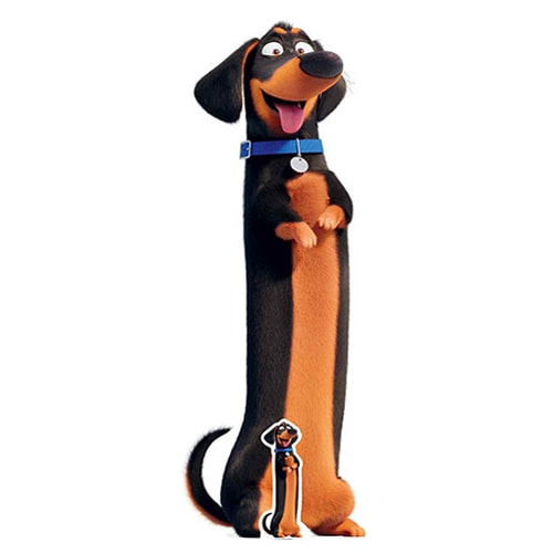 Buddy Sausage Dog Secret Life of Pets Star Mini Cardboard Cutout 131cm Product Gallery Image