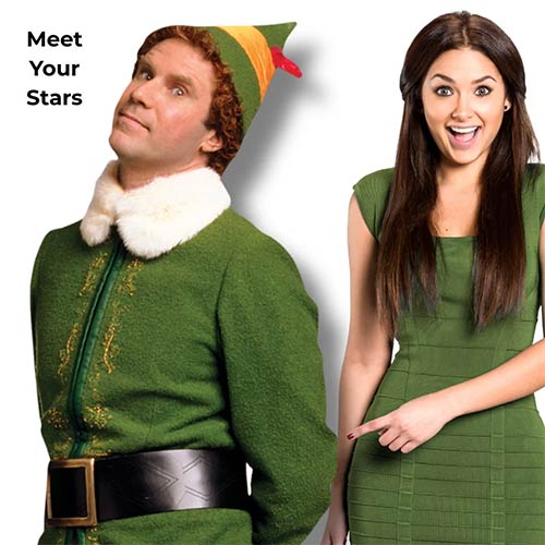 Buddy the Elf Waiting For Christmas Will Ferrell Lifesize Cardboard Cutout 188cm Product Gallery Image