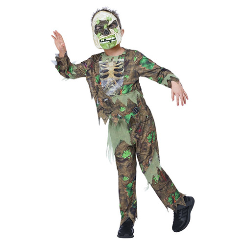 Bug Zombie Deluxe Boys Fancy Dress Costume Kids Large - Age 10-12 Product Gallery Image