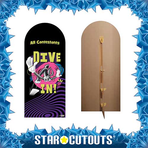 Bugs Bunny Looney Tunes Dive In Swimming Single Backdrop Cardboard Cutout 185cm Product Gallery Image
