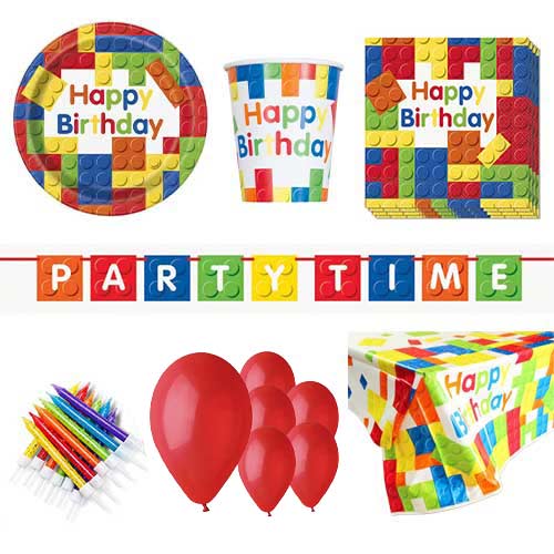 Building Blocks 8 Person Deluxe Party Pack