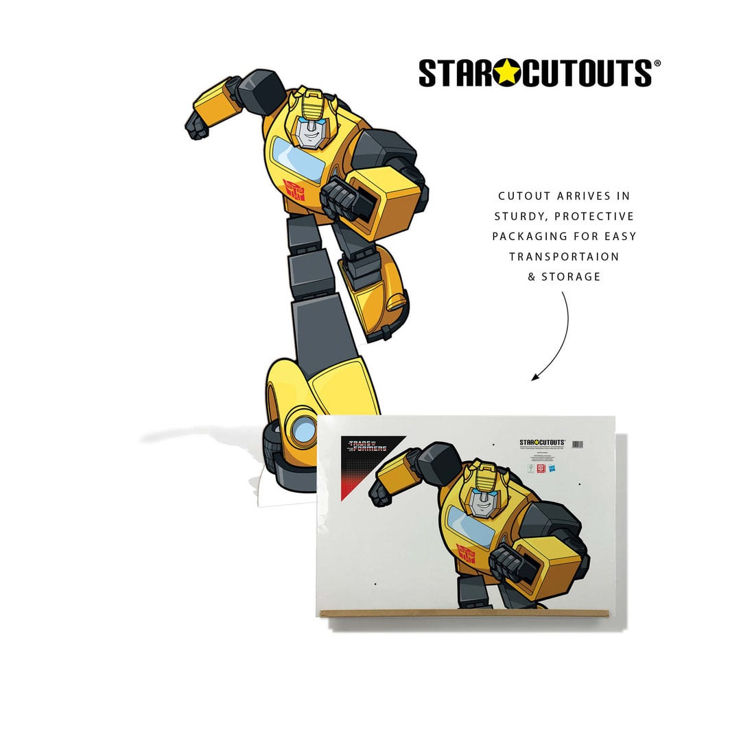 Bumblebee Transformers Animation Lifesize Cardboard Cutout 134cm Product Gallery Image