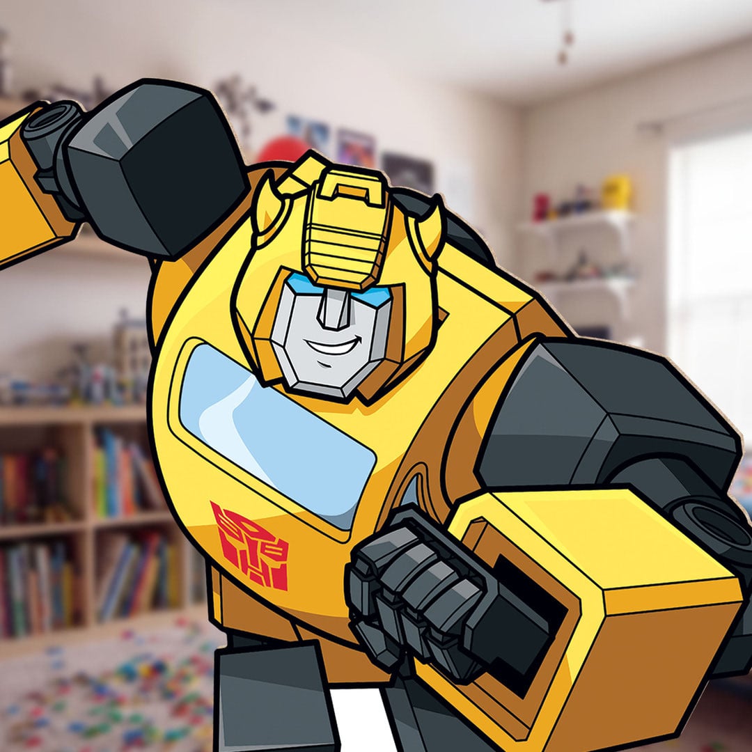 Bumblebee Transformers Animation Lifesize Cardboard Cutout 134cm Product Gallery Image
