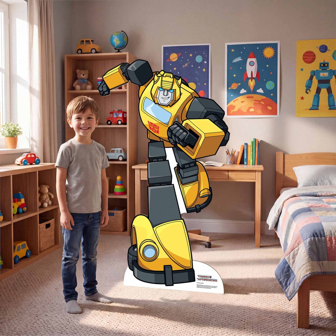 Bumblebee Transformers Animation Lifesize Cardboard Cutout 134cm Product Gallery Image
