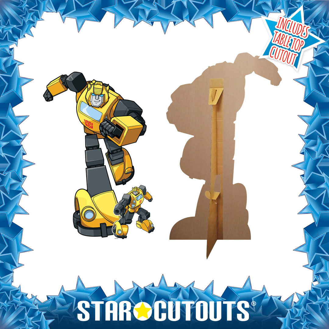 Bumblebee Transformers Animation Lifesize Cardboard Cutout 134cm Product Gallery Image