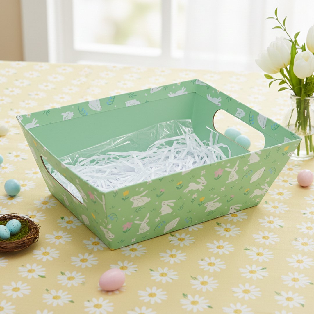 Bunny Rabbit Green Easter Hamper Set Product Gallery Image